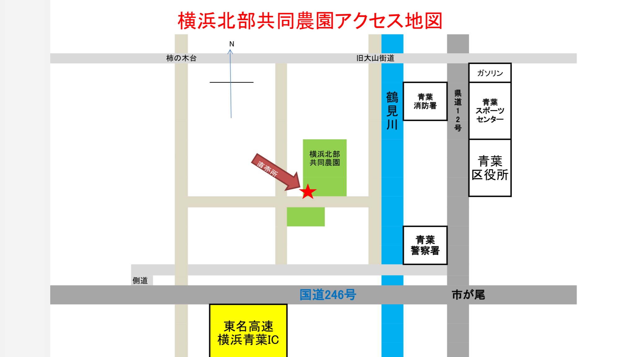 ひまわり直売所地図